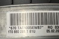 VW Tiguan 5N facelift r.v. 2014 černá palubní deska 5N1857001J