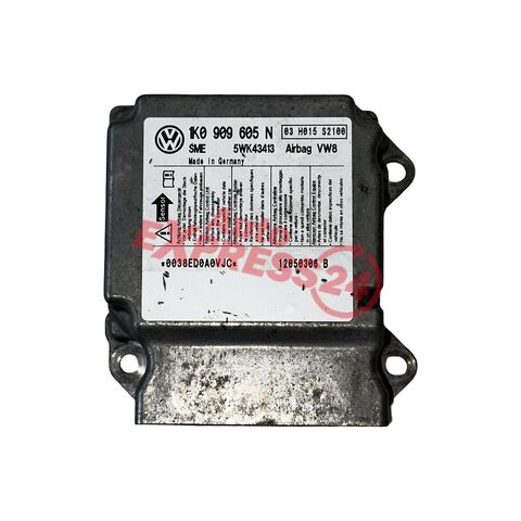 VW Golf 5 hatchback r.v. 2008 řídící jednotka airbagu 1K0909605N