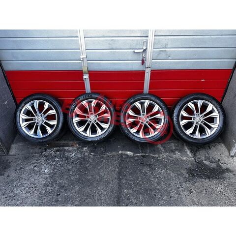 VW kola 215/55 R17 letní pneu 2,43mm DOT1618 7Jx17H2 ET40 3G0601025G