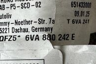 Audi A6 4G S-Line avant r.v. 2013 pravý zadní airbag sedačky 6VA880242E