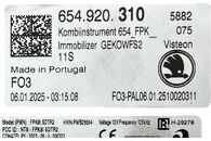 Škoda Fabia 4 hatchback r.v. 2025 benzínové budíky Virtual Cockpit 654920310