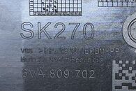 Škoda Fabia 4 hatchback r.v. 2025 stříbrná metalíza kód barvy LA7W 9156 8E8E víko nádrže 6VA809702