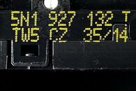 VW Tiguan 5N facelift r.v. 2014 tlačítka 5N1927132T