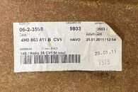 Audi A8 D4 4H sedan r.v. 2011 panel zadního plata 4H0863411B