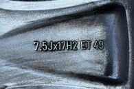 Škoda kola 225/45/R17 7,5Jx17H2 ET49 letní 3,05 mm 3T0601025C 2 kusy