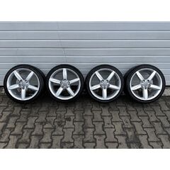 Audi kola 225/40/R18 8Jx18H2 ET47 2 ks letní 4,47 mm 2ks letní 4,36 mm 8K0601025CD