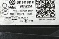 VW Passat B8 kombi r.v. 2015 levé přední světlo xenon LED 3G1941081C jednotky 3G0941329 7PP941572A 4G0907697F