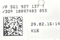 VW Golf 7 R-Line hatchback r.v. 2015 tlačítko 5G1927137T