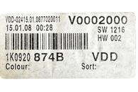 VW Golf 5 hatchback r.v. 2008 naftové budíky 1K0920874B